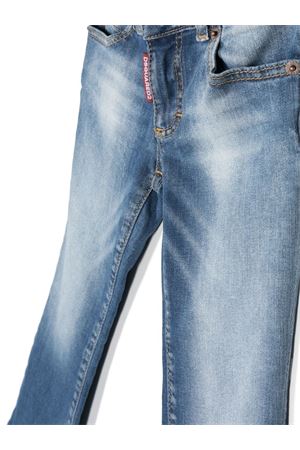 Jeans dritti con logo DSQUARED KIDS | DQ0921D0A2KDQ01